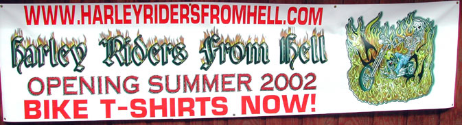 Harley riders from hell banner